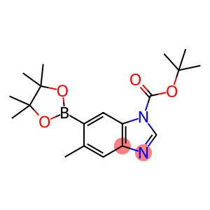 1H-BenziMidazole-1-carboxylic acid, 5-Methyl-6-(4,4,5,5-tetraMethyl-1,3,2-dioxaborolan-2-yl)-, 1,1-diMethylethyl ester