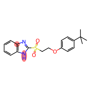 2-([2-(4-TERT-BUTYLPHENOXY)ETHYL]SULFONYL)-1H-BENZIMIDAZOLE