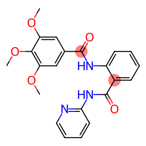 3,4,5-trimethoxy-N-{2-[(2-pyridinylamino)carbonyl]phenyl}benzamide