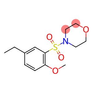 4-ethyl-2-(4-morpholinylsulfonyl)phenyl methyl ether