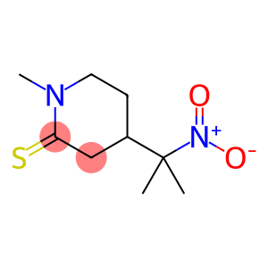 2-Piperidinethione,  1-methyl-4-(1-methyl-1-nitroethyl)-