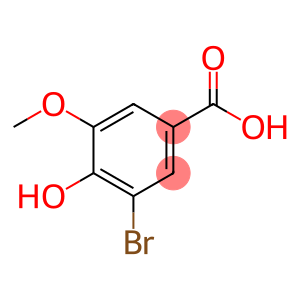 Benzoic acid, 3-bromo-4-hydroxy-5-methoxy-