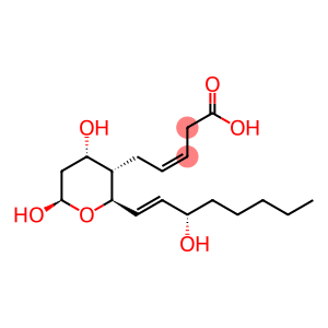 3-Pentenoic acid, 5-[(2R,3S,4S,6R)-tetrahydro-4,6-dihydroxy-2-[(1E,3S)-3-hydroxy-1-octen-1-yl]-2H-pyran-3-yl]-, (3Z)-