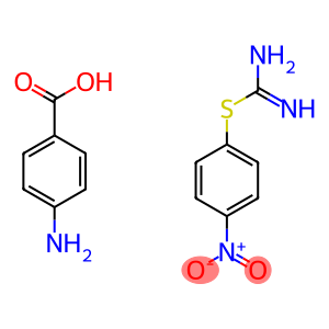 氨基硫代亚氨甲酸对硝基苯基酯单(对氨基苯甲酸)盐