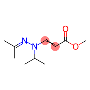 2-Propenoic acid, 3-((1-methylethyl)(1-methylethylidene)hydrazino)-, m ethyl ester