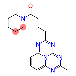 Piperidine, 1-[4-(5-methyl-1,3,4,6,9b-pentaazaphenalen-2-yl)-1-oxobutyl]- (9CI)