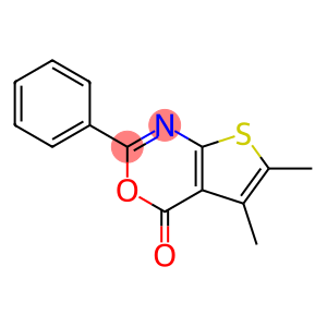 5,6-dimethyl-2-phenyl-4H-thieno[2,3-d][1,3]oxazin-4-one