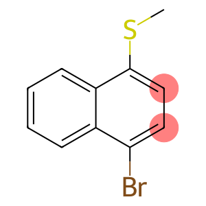 Naphthalene, 1-bromo-4-(methylthio)-