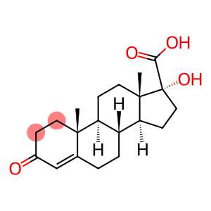 Androst-4-ene-17-carboxylic acid, 17-hydroxy-3-oxo-, (17α)-
