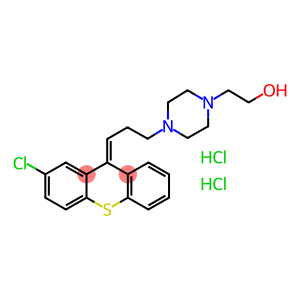 4-[3-(2-chloro-9H-thioxanthen-9-ylidene)propyl]piperazine-1-ethanol dihydrochloride