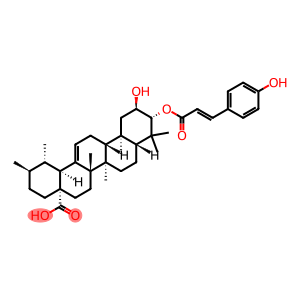 3beta-trans-p-Coumaroyloxy-2alpha-hydroxyurs-12-en-28-oic acid