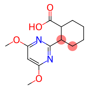 1-Carboxy-2-(4,6-dimethoxypyrimidin-2-yl)cyclohexane, 2-(2-Carboxycyclohex-1-yl)-4,6-dimethoxypyrimidine