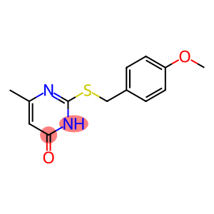 2-[(4-METHOXYBENZYL)SULFANYL]-6-METHYL-4(3H)-PYRIMIDINONE