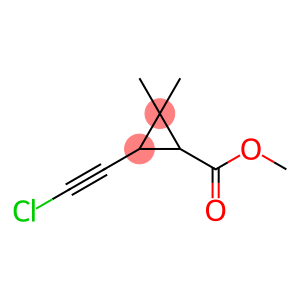 2-Chloroethynyl-3,3-dimethylcyclopropanecarboxylic acid methyl ester