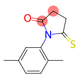 2-Pyrrolidinone,  1-(2,5-dimethylphenyl)-5-thioxo-,  (1R)-  (9CI)