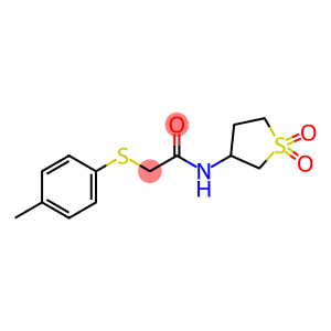 N-(1,1-dioxidotetrahydro-3-thienyl)-2-[(4-methylphenyl)sulfanyl]acetamide