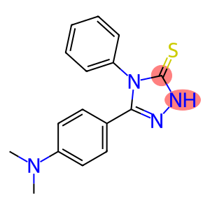 3H-1,2,4-Triazole-3-thione, 5-[4-(dimethylamino)phenyl]-2,4-dihydro-4-phenyl-