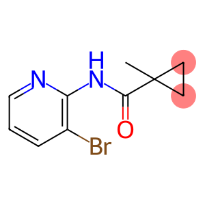 Cyclopropanecarboxamide, N-(3-bromo-2-pyridinyl)-1-methyl- (9CI)