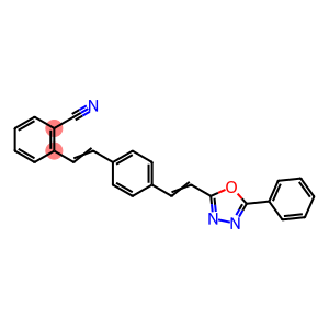 (phenyloxadiazolylethenyl)(phenylethenyl)benzonitrile
