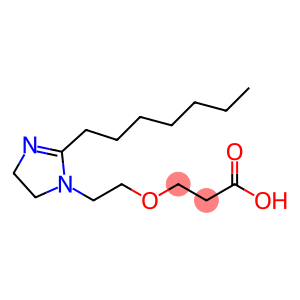 3-[2-(2-heptyl-4,5-dihydro-1H-imidazol-1-yl)ethoxy]propionic acid