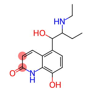 2(1H)-Quinolinone, 5-[2-(ethylamino)-1-hydroxybutyl]-8-hydroxy-