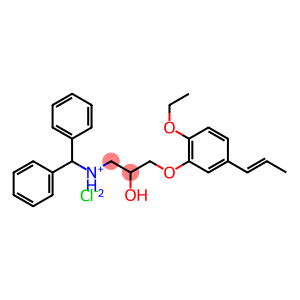 (E)-(diphenylmethyl)[3-(2-ethoxy-5-prop-1-enylphenoxy)-2-hydroxypropyl]ammonium chloride