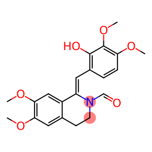 (Z)-3,4-Dihydro-1-(2-hydroxy-3,4-dimethoxybenzylidene)-6,7-dimethoxyisoquinoline-2(1H)-carbaldehyde