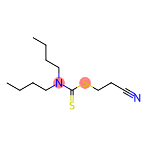 Dibutyldithiocarbamic acid 2-cyanoethyl ester