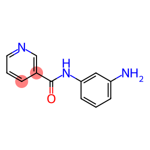 3-Pyridinecarboxamide, N-(3-aminophenyl)-