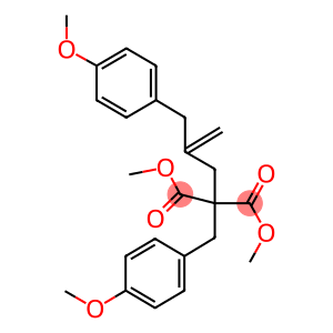 dimethyl 2-(4-methoxybenzyl)-2-[2-(4-methoxybenzyl)-2-propenyl]malonate