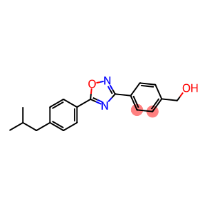 BenzeneMethanol, 4-[5-[4-(2-Methylpropyl)phenyl]-1,2,4-oxadiazol-3-yl]-