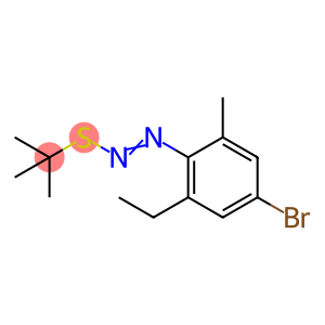 (E)-1-(4-bromo-2-ethyl-6-methylphenyl)-2-(tert-butylthio)diazene
