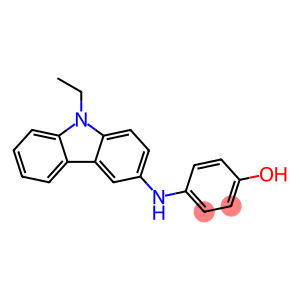 Phenol, p-((9-ethylcarbazol-3-yl)amino)- (8ci)