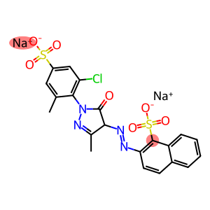 2-[[1-(2-Chloro-6-methyl-4-sulfophenyl)-4,5-dihydro-3-methyl-5-oxo-1H-pyrazol-4-yl]azo]-1-naphthalenesulfonic acid disodium salt