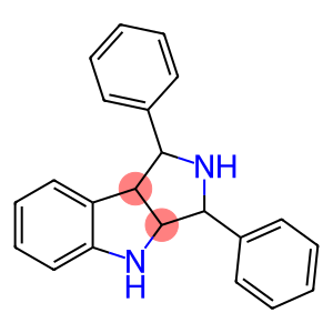 Pyrrolo[3,4-b]indole, 1,2,3,3a,4,8b-hexahydro-1,3-diphenyl-