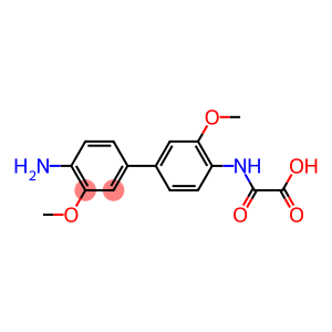 3,3'-dimethoxy-4-amino-4'-biphenyloxamic acid