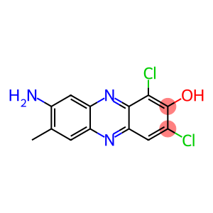 1,3-dichloro-2-hydroxy-7-methyl-8-aminophenazine