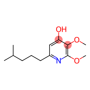 4-Pyridinol, 2,3-dimethoxy-6-(4-methylpentyl)-