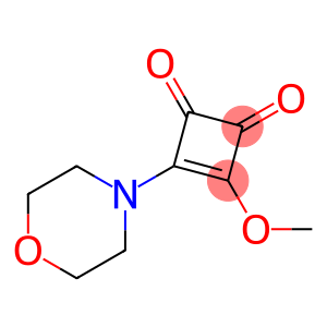 3-Cyclobutene-1,2-dione,3-methoxy-4-(4-morpholinyl)-(9CI)