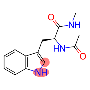 1H-Indole-3-propanamide, α-(acetylamino)-N-methyl-, (αS)-