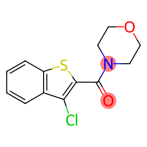 4-(3-chloro-1-benzothiophene-2-carbonyl)morpholine