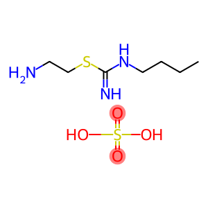 Carbamimidothioic acid, butyl-, 2-aminoethyl ester, sulfate (1:1) (9CI)