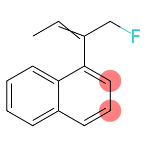 Naphthalene, 1-[1-(fluoromethyl)-1-propenyl]- (9CI)