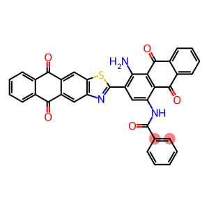 N-[4-氨基-3-[5,10-二氢-5,10-二氧代蒽并[2,3-D]噻唑-2-基]-9,10,-二氢-9,10-二氧代-1-蒽基]苯甲酰胺