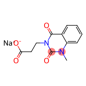 1,4-Dihydro-1-methyl-2,4-dioxoquinazoline-3(2H)-propionic acid sodium salt