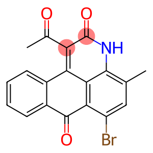 1-ACETYL-4-METHYL-6-BROMOANTHRAPYRIDONE