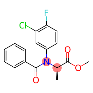 N-Benzoyl-N-(3-chloro-4-fluorophenyl)-D-alanine methyl ester