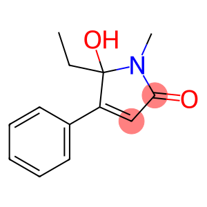 2H-Pyrrol-2-one,5-ethyl-1,5-dihydro-5-hydroxy-1-methyl-4-phenyl-(9CI)