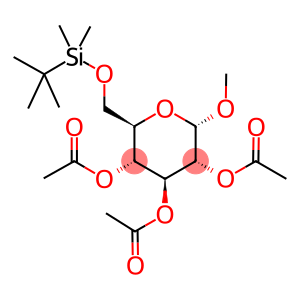 甲基 6-O-[(叔丁基)二甲基硅烷基]-ALPHA-D-吡喃葡萄糖苷三乙酸酯