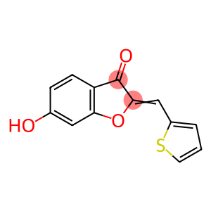 (2Z)-6-hydroxy-2-(2-thienylmethylene)-3-benzofuranone